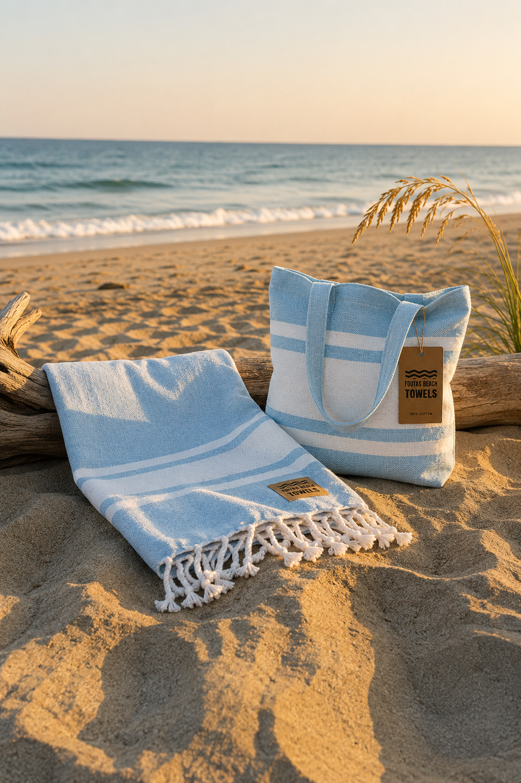 מגבת חוף Fouta - טורקיז