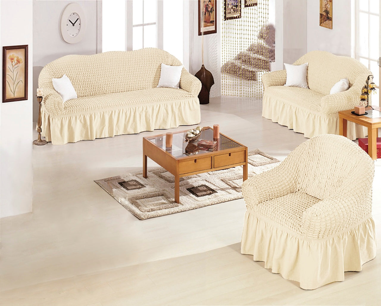 כיסוי לסלון וולאן 1+2+3 מושבים