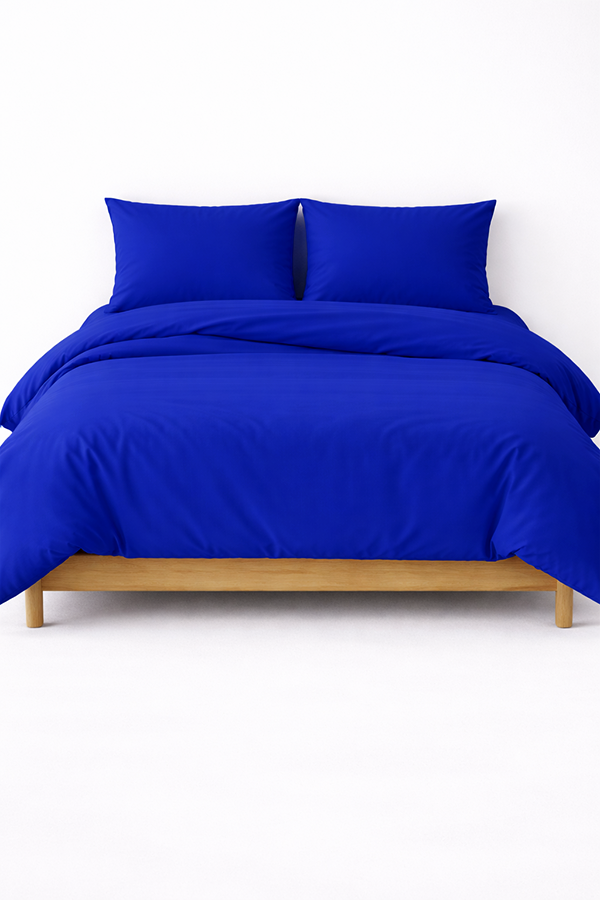 סט כותנה מלא כחול