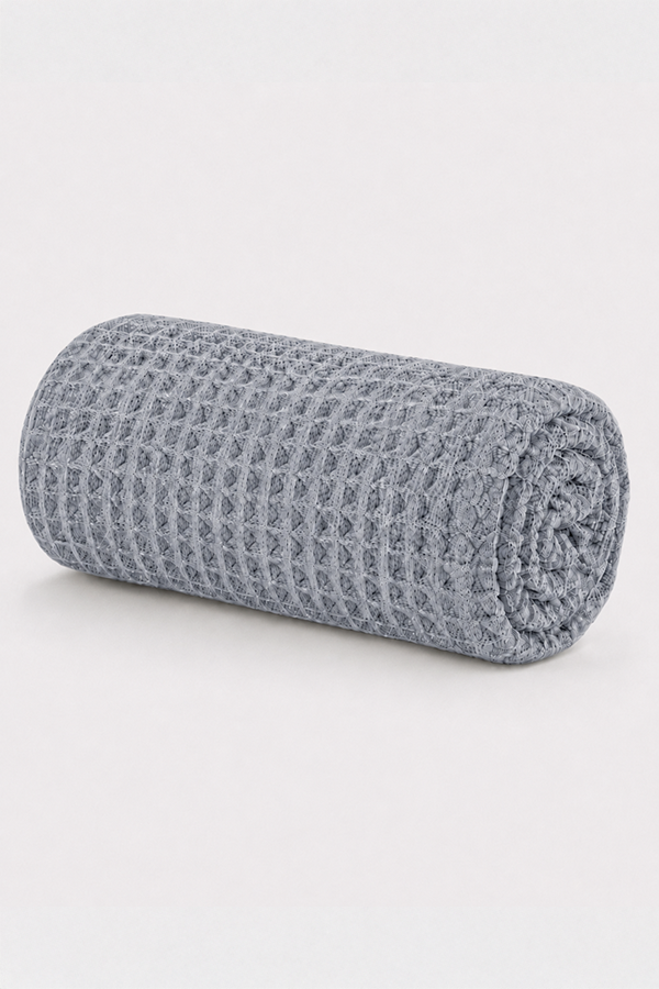 שמיכת פיקה - אפור סלע