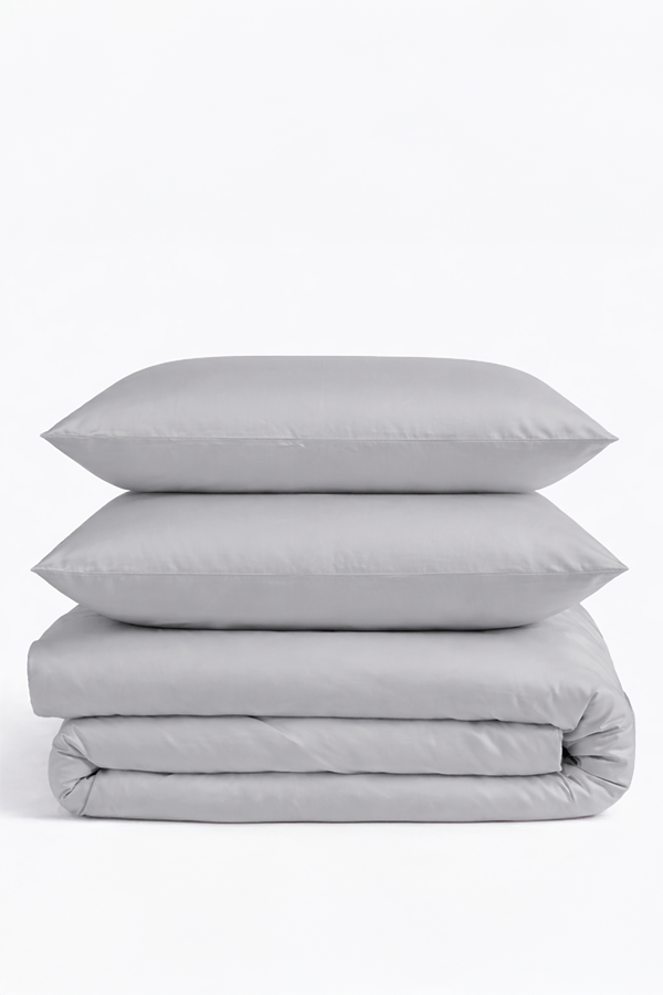 סט פרימיום במבוק - אפור בהיר