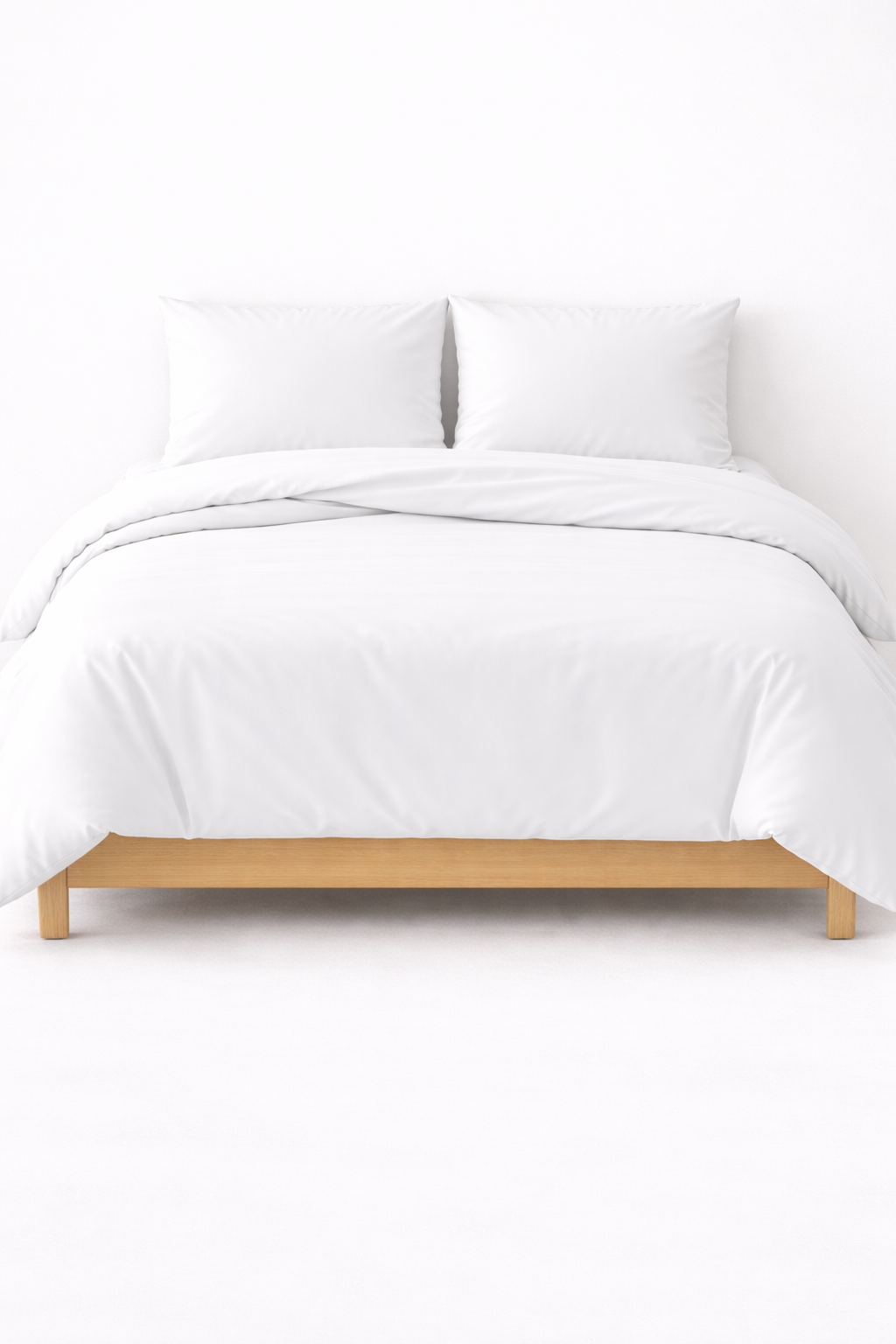 סט כותנה מלא לבן