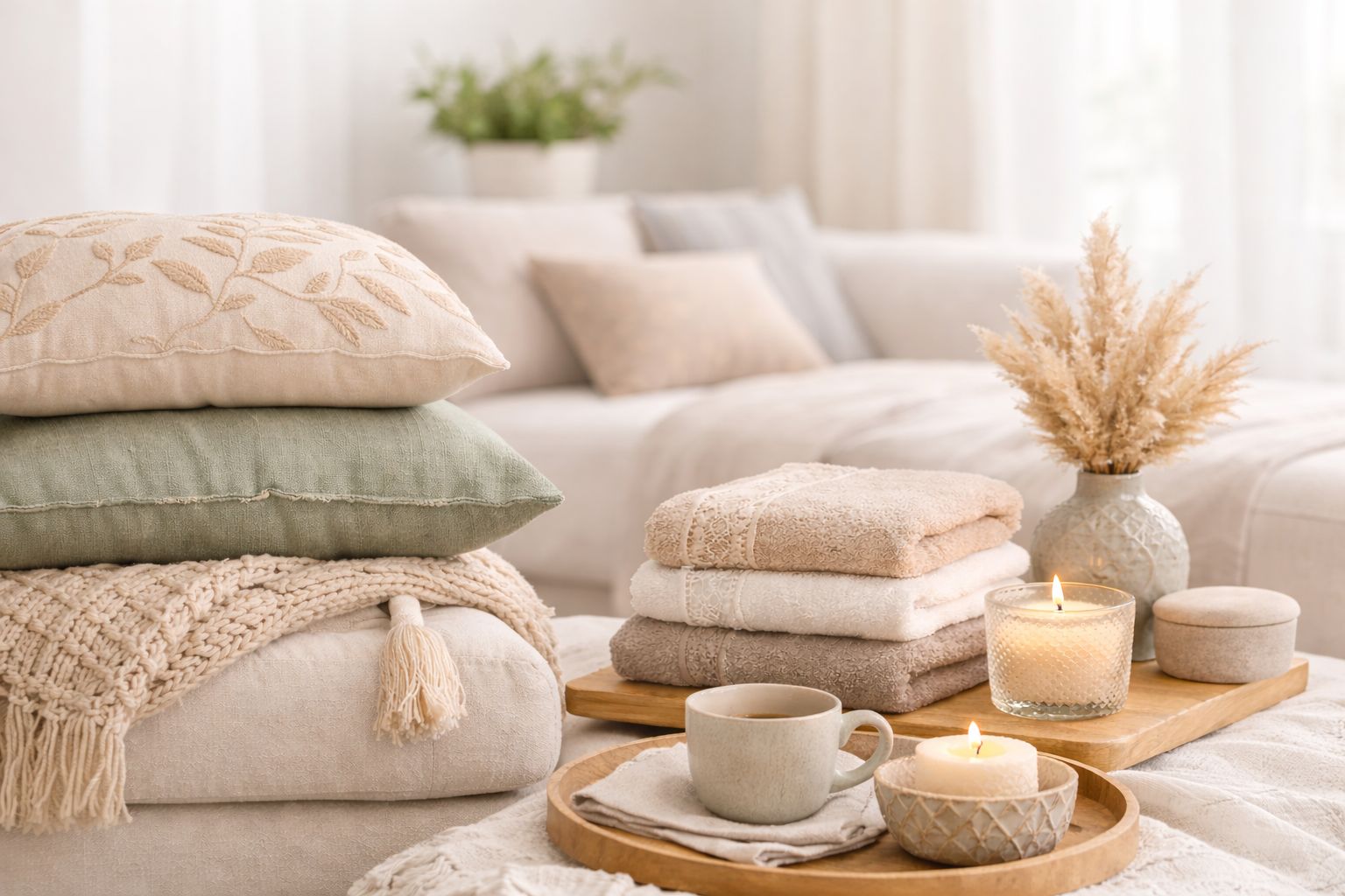 טקסטיל לבית: הפרטים הקטנים שעושים הבדל גדול