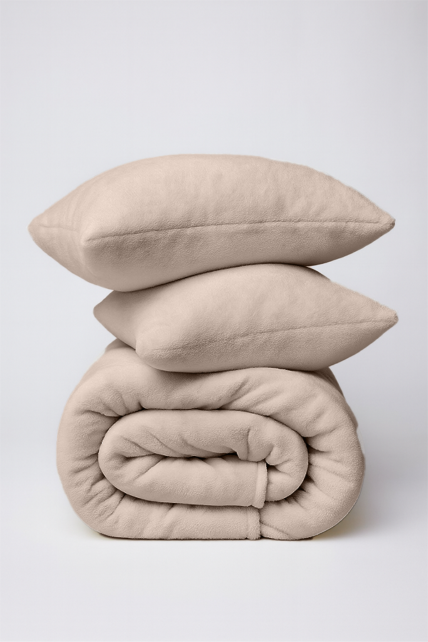 מצעי קורל פליז - מוקה